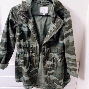 Girls xl Camo Light Jacket